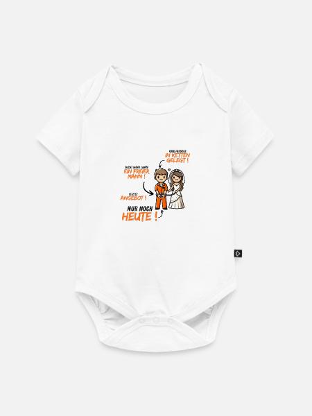 Junggesellen Abschied - Baby Premium Kurzarmbody - Weiß