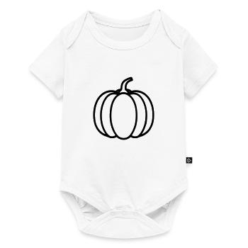 citrouille - Body à manches courtes Premium Bébé - blanc - Devant