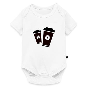 Kaffee To Go Coffee - Baby Premium short-sleeve bodysuit - white - Front
