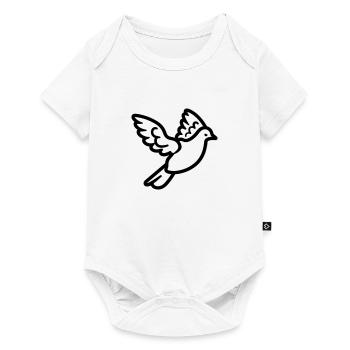 Dove - Baby Premium short-sleeve bodysuit - white - Front
