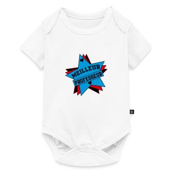 MEILLEUR PROFESSEUR - Body à manches courtes Premium Bébé - blanc - Devant