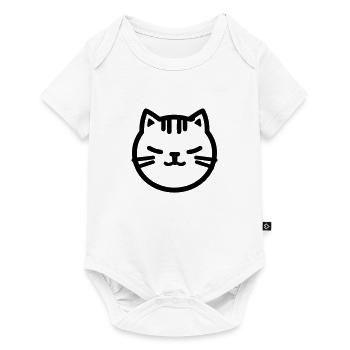 cat - Baby Premium short-sleeve bodysuit - white - Front