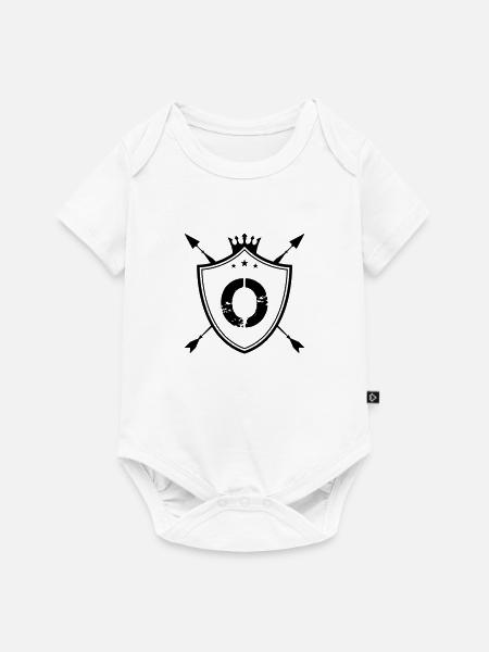 wappen o - Baby Premium Kurzarmbody - Weiß