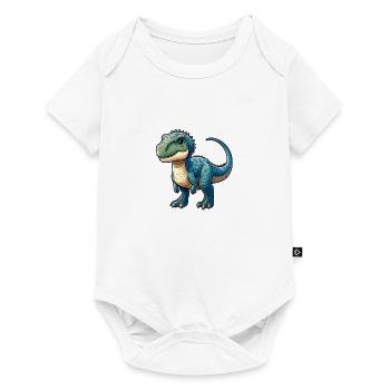 Wild Animal Dinosaur - Baby Premium short-sleeve bodysuit - white - Front