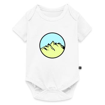 mountains mountains - Baby Premium short-sleeve bodysuit - white - Front