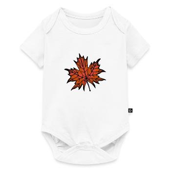 Feuille d’automne 2 - Body à manches courtes Premium Bébé - blanc - Devant