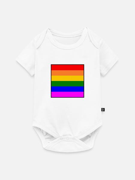 Lgbtq - Baby Premium Kurzarmbody - Weiß