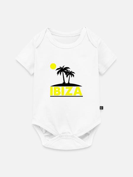 ibiza - Baby Premium Kurzarmbody - Weiß