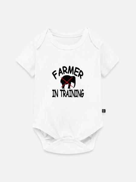Bauer - Baby Premium Kurzarmbody - Weiß