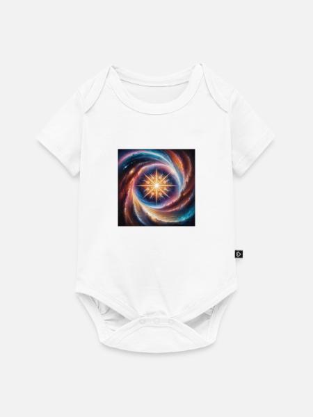 Mythische Sternenfusion - Baby Premium Kurzarmbody - Weiß