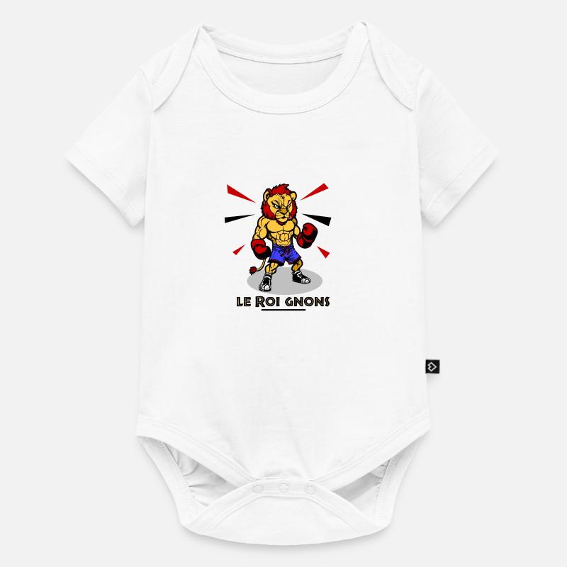 LE ROI GNONS ! (boxe) - Body à manches courtes Premium Bébé - blanc