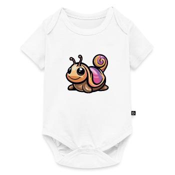 Snail Comic - Baby Premium short-sleeve bodysuit - white - Front