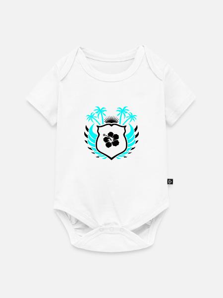 paradies symbol01 - Baby Premium Kurzarmbody - Weiß