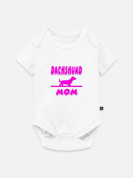 Dackel - Baby Premium Kurzarmbody - Weiß