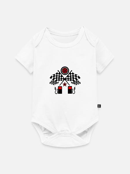 Auto - Baby Premium Kurzarmbody - Weiß