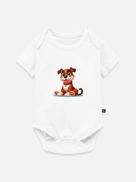 Boxer 3 - Baby Premium Kurzarmbody - Weiß