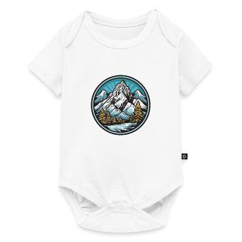 Mountains - Baby Premium short-sleeve bodysuit - white - Front
