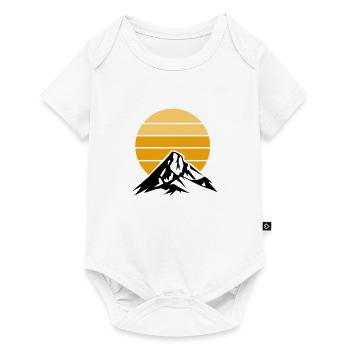 Monts de Berge - Body à manches courtes Premium Bébé - blanc - Devant
