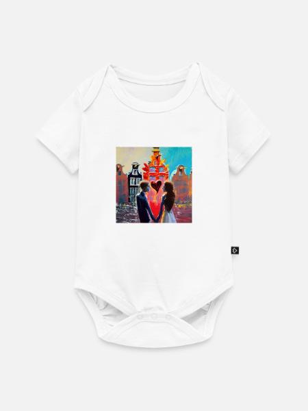Sweethearts - Baby Premium Kurzarmbody - Weiß