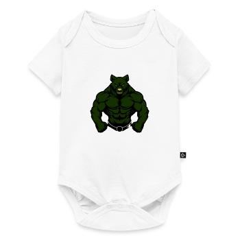 Ours Comic Fit - Body à manches courtes Premium Bébé - blanc - Devant