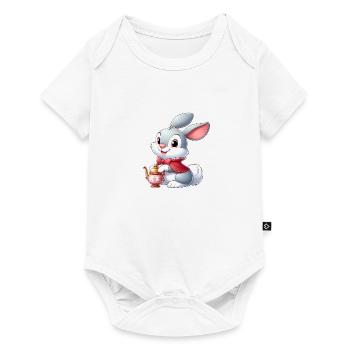 lapin 12 - Body à manches courtes Premium Bébé - blanc - Devant
