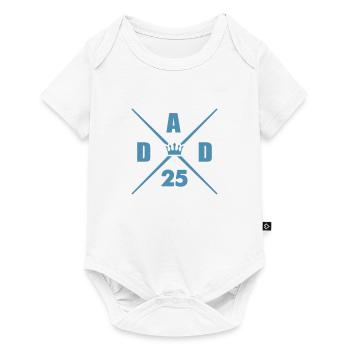 dad 25 daddy - Baby Premium short-sleeve bodysuit - white - Front