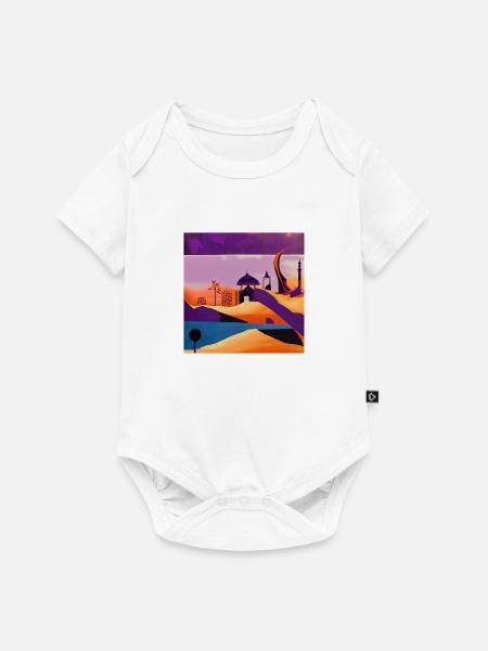 Leben in der Wüste - Baby Premium Kurzarmbody - Weiß