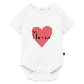 First name Marie Gift - Baby Premium short-sleeve bodysuit - white - Front