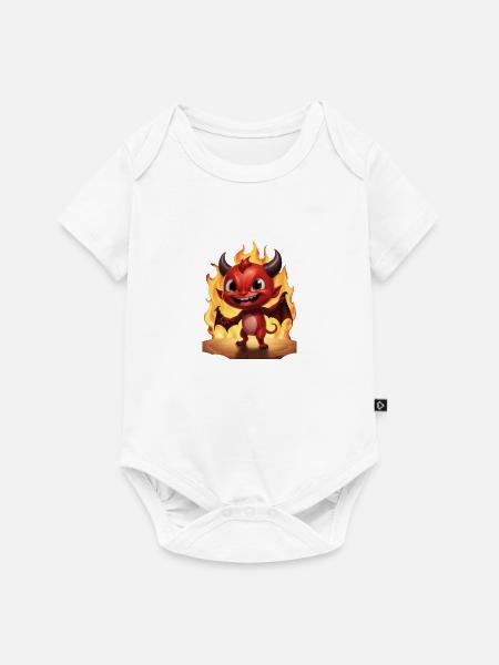Teufelchen - Baby Premium Kurzarmbody - Weiß