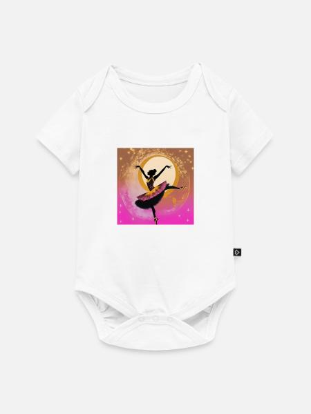 Tanzender Klang - Baby Premium Kurzarmbody - Weiß