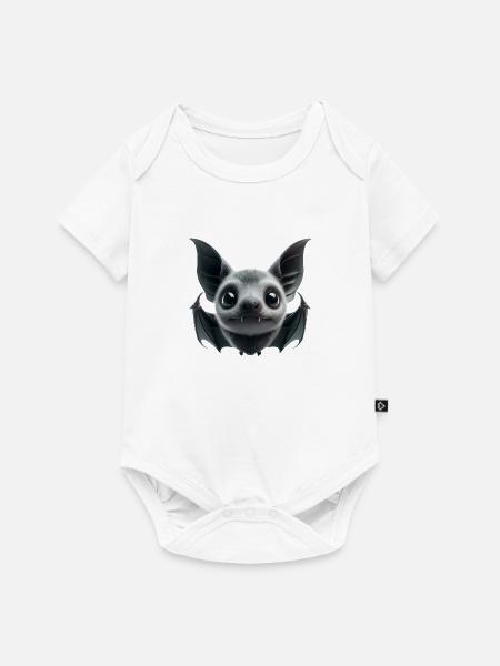 Fledermaus 1 - Baby Premium Kurzarmbody - Weiß