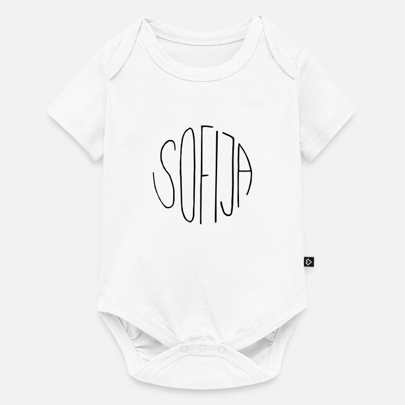 Sofija - Body à manches courtes Premium Bébé - blanc