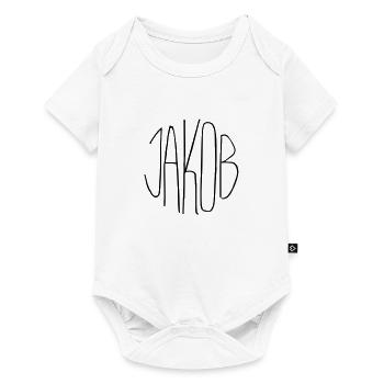 Jacob - Body à manches courtes Premium Bébé - blanc - Devant