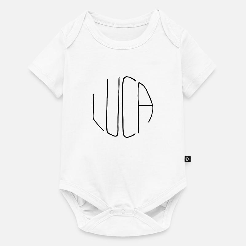 Luca - Body à manches courtes Premium Bébé - blanc