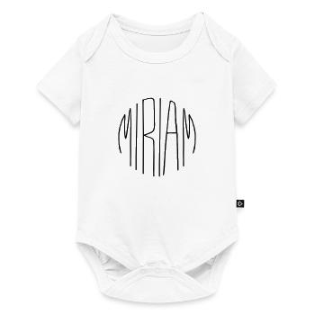 Miriam - Baby Premium short-sleeve bodysuit - white - Front