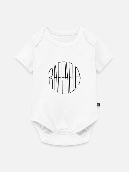 Raffaela - Baby Premium Kurzarmbody - Weiß
