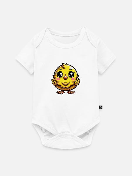 Kücken - Baby Premium Kurzarmbody - Weiß