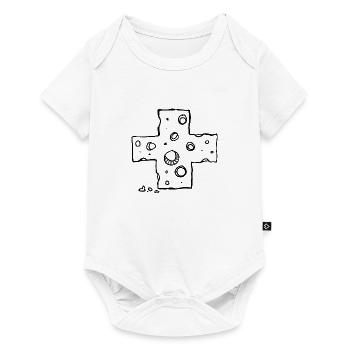 Tag des Schweizer Käse - Baby Premium Kurzarmbody - Weiß - Vorne