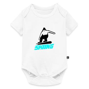 Ski - Body à manches courtes Premium Bébé - blanc - Devant