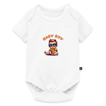 Baby Comic - Baby Premium short-sleeve bodysuit - white - Front