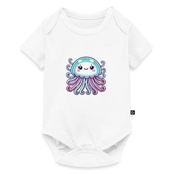 Jellyfish Comic - Baby Premium short-sleeve bodysuit - white - Front