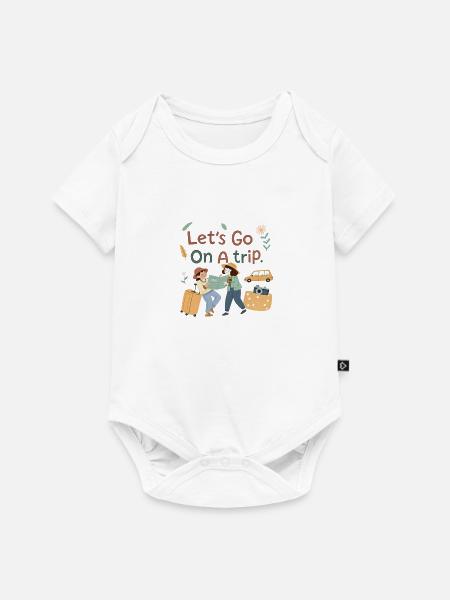 Travel - Baby Premium Kurzarmbody - Weiß