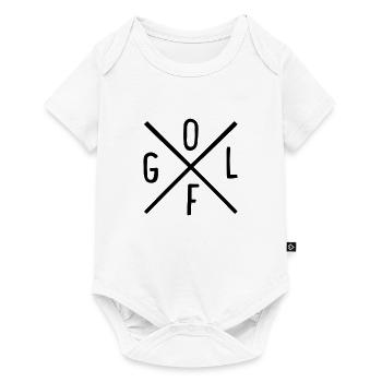 Golf - Baby Premium Kurzarmbody - Weiß - Vorne