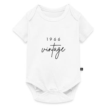 Vintage 1966 Birthday - Baby Premium short-sleeve bodysuit - white - Front