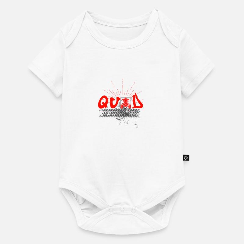 Quad - Body à manches courtes Premium Bébé - blanc
