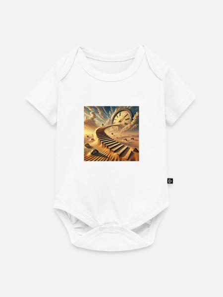 Die Treppe ins Nichts - Baby Premium Kurzarmbody - Weiß