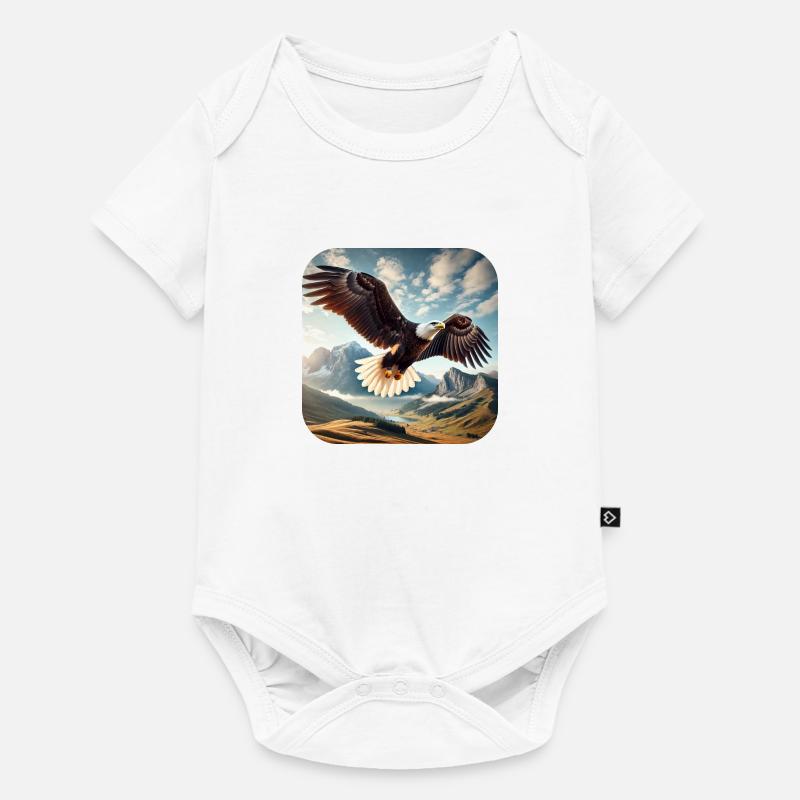 Bald eagle - Baby Premium short-sleeve bodysuit - white
