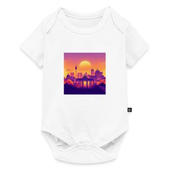 Berlin - Baby Premium Kurzarmbody - Weiß - Vorne