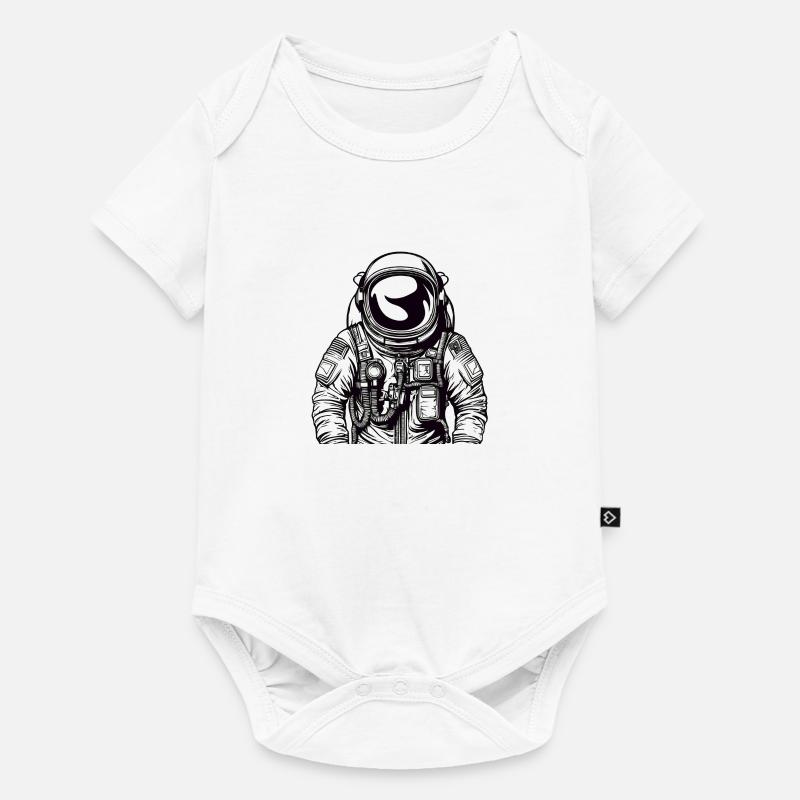 Astronaut 5 - Baby Premium Kurzarmbody - Weiß