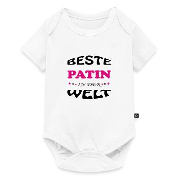 BESTE PATIN MARRAINE IN DER WELT - Body à manches courtes Premium Bébé - blanc - Devant